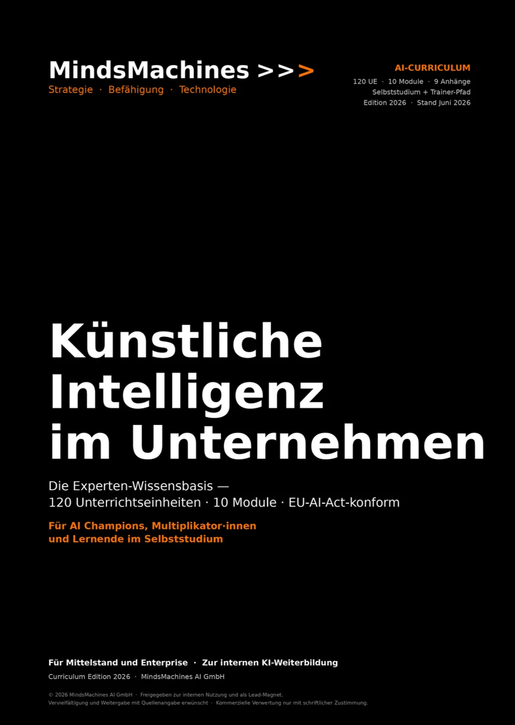Cover of the MindsMachines AI knowledge base