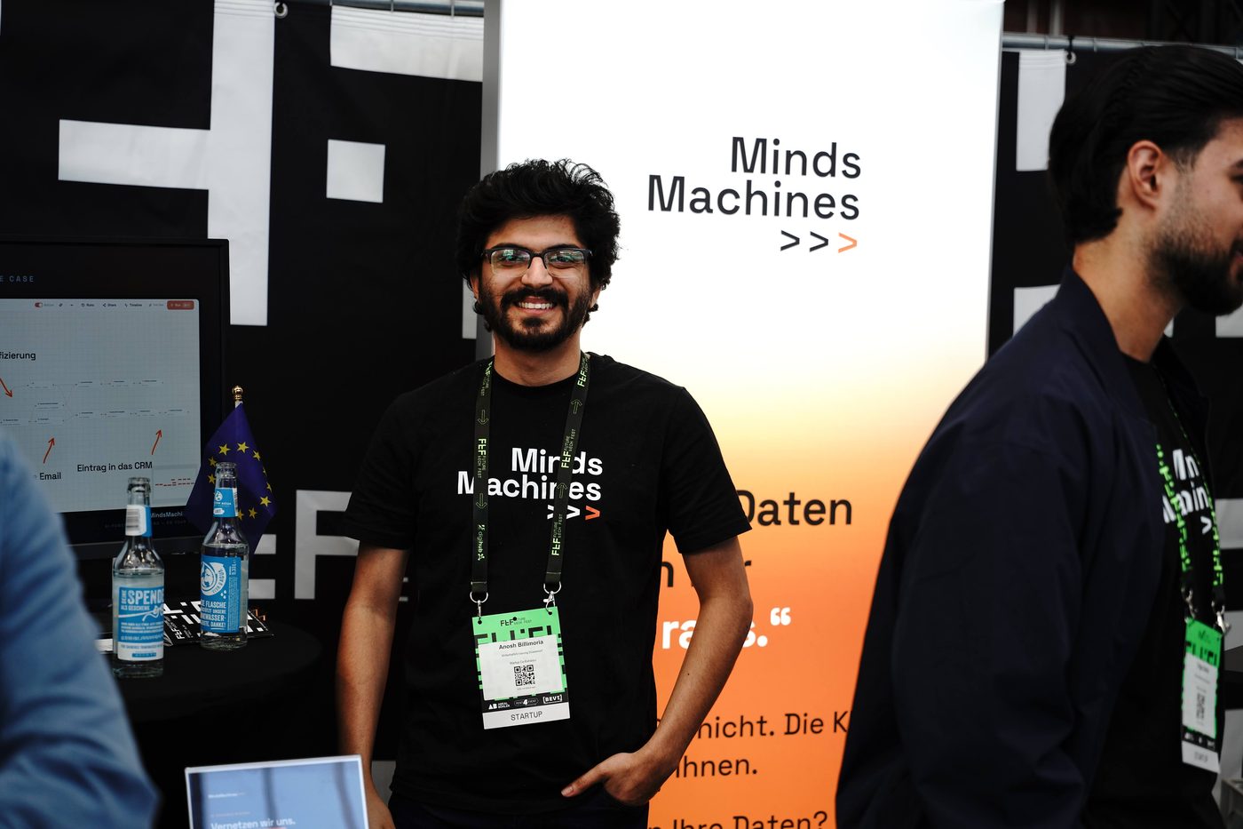 Sur le stand de MindsMachines, Future Tech Fest