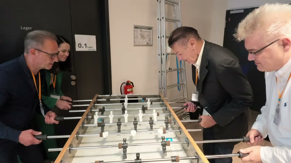 Baby-foot entre les échanges, Événement de lancement